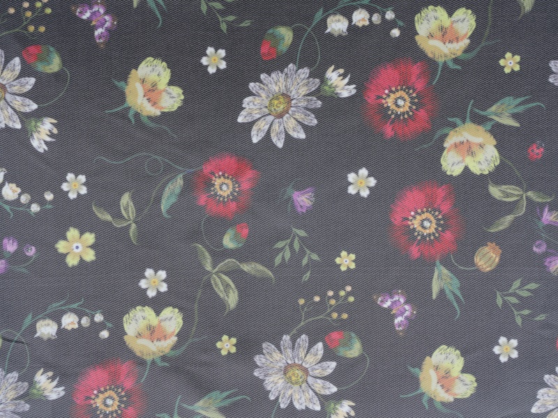 Полиэфир-висково-печать на подкладке Полиэфир-висково-печать на подкладке