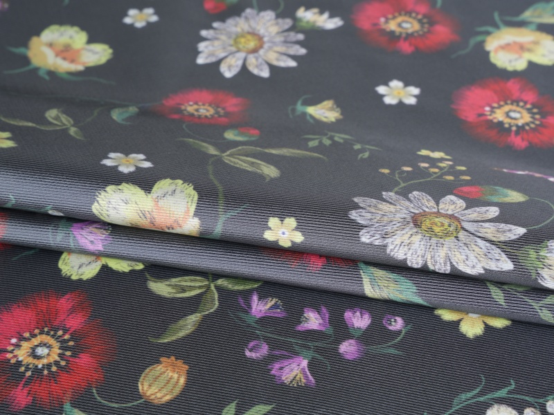 Полиэфир-висково-печать на подкладке Полиэфир-висково-печать на подкладке